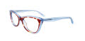 Paradox P5028 No Clip-On Lens Brown & Crystal Blue (010) Eyeglasses - Color Image