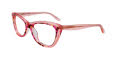 Paradox P5028 No Clip-On Lens Pink & Brown & Crystal Pink (030) Eyeglasses - Color Image