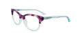 Paradox P5030 No Clip-On Lens Purple & Dark Brown Marbled & Light Crystal Bue (080) Eyeglasses - Color Image