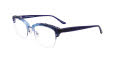 Paradox P5036 No Clip-On Lens Dark & Light Blue (050) Eyeglasses - Color Image