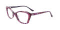 Paradox P5045 No Clip-On Lens Violet & Red & Marbeld Pearl Pink (080) Eyeglasses - Color Image