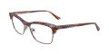 Paradox P5048 No Clip-On Lens Marbled Brown & Dark Grey (010) Eyeglasses - Color Image