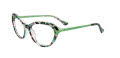 Paradox P5050 No Clip-On Lens Green Marbled & Green (060) Eyeglasses - Color Image