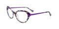 Paradox P5050 No Clip-On Lens Violet Marbled & Violet (080) Eyeglasses - Color Image