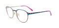 Paradox P5085 No Clip-On Lens Striped Multicolor & Fuchsia Tortoise (080) Eyeglasses - Color Image