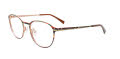Paradox P5085 No Clip-On Lens Striped Multicolor & Pink Tortoise (010) Eyeglasses - Color Image