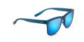 Maui Jim Pehu-602 Matte Navy / Blue Hawaii Mirror PolarizedPlus2 Lens (B602-03) Sunglasses - Color Image