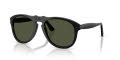 Persol PO0649NE Black/Green (95/31) Sunglasses - Color Image