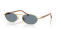Persol PO1023S Gold/Blue (113256) Sunglasses - Color Image