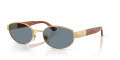 Persol PO1024S Gold/Light Blue (113256) Sunglasses - Color Image