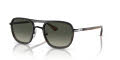 Persol PO2484S Black-Striped Brown / Grey Gradient Lens (114671) Sunglasses - Color Image