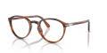 Persol PO3218V Striped Brown (1157) Eyeglasses - Color Image