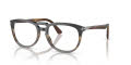 Persol PO3278V Black-Striped Grey (1135) Eyeglasses - Color Image