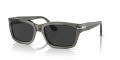 Persol PO3301S Opal Smoke-Dark Grey Polarized (110348) Sunglasses - Color Image
