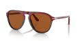 Persol PO3302S Bordeaux-Brown (117753) Sunglasses - Color Image