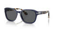 Persol PO3305S Opal Blue-Dark Grey (1183B1) Sunglasses - Color Image