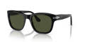 Persol PO3313S Black/ Green (95/31) Sunglasses - Color Image