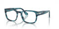 Persol PO3334V Striped Blue (1193) Eyeglasses - Color Image