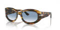 Persol PO3335S Brown-Yellow Tortoise / Clear Gradient Blue (938/3F) Sunglasses - Color Image
