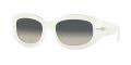 Persol PO3335S Solid-White / Light-Grey-Gradient-Dark-Grey (119471) Sunglasses - Color Image