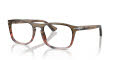 Persol PO3344V Striped Brown Gradient Red (1206) Eyeglasses - Color Image