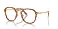 Persol PO3352V Striped Brown (960) Eyeglasses - Color Image