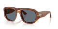 Persol PO3373S Terra Di Siena/Light Blue (96/56) Sunglasses - Color Image