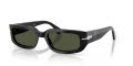 Persol PO3385S Black/Green (95/31) Sunglasses - Color Image