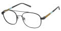 Pez P1105 Black Eyeglasses - Color Image