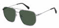Polaroid Pld 4141/G/S/X Ruthenium / Green Polarized (6LB) Sunglasses - Color Image