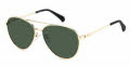 Polaroid Pld 4142/G/S/X Gold Green / Green Polarized (PEF) Sunglasses - Color Image
