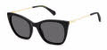 Polaroid Pld 4144/S/X Black / Grey Polarized (807) Sunglasses - Color Image