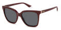 Polaroid Pld 4155/S/X Burgundy /Grey Polarized (LHF/M9) Sunglasses - Color Image