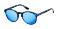 Polaroid Pld 8024/S Blue Havana / gray mirror blue pz polarized (0JBW/5X) Sunglasses - Color Image