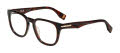 Police VPLU56 Shiny Dark Havana (0722) Eyeglasses - Color Image