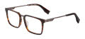 Police VPLQ77 Havana (672Y) Eyeglasses - Color Image