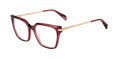 Police VPLT04M Shiny Transparent Plum (0D66) Eyeglasses - Color Image