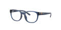 Polo Kids PP8549U Shiny Transparent Dark Blue (5717) Eyeglasses - Color Image