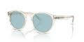 Polo PH4192 Shiny Transparent Pinot Grey/Light Azure (503480) Sunglasses - Color Image