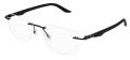 Puma PU0455O Black-Black (001) Eyeglasses - Color Image