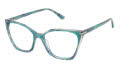 RACHEL by Rachel Roy Clever Teal Eyeglasses - Color Image