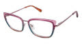 RACHEL by Rachel Roy Driven Hibiscus Eyeglasses - Color Image
