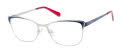 Radley RDO-6012 Matte Silver Navy (202) Eyeglasses - Color Image