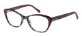 Radley RDO-6020 Gloss Gray Tortoise Burgundy (104) Eyeglasses - Color Image