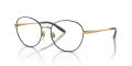 Ralph Lauren RL5121 Blue/Gold (9456) Eyeglasses - Color Image