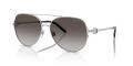 Ralph Lauren RL7087 Shiny-Silver/Gradient-Grey (90018G) Sunglasses - Color Image