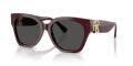 Ralph Lauren RL8221 Solid Bordeaux/Dark Grey (508387) Sunglasses - Color Image