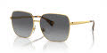 RALPH by Ralph Lauren RA4142 Shiny Gold/Grey Gradient Polarized (9004T5) Sunglasses - Color Image