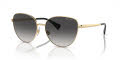 RALPH by Ralph Lauren RA4144 Shiny Pale Gold/Gradient Grey (91168G) Sunglasses - Color Image