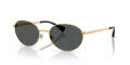 RALPH by Ralph Lauren RA4148 Shiny Gold/Grey (900487) Sunglasses - Color Image